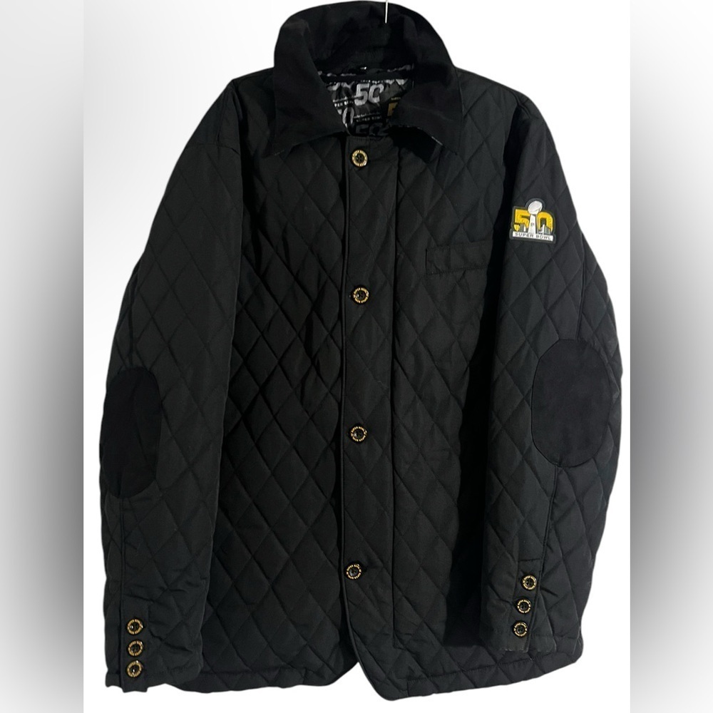 NFL Super Bowl 50 Special Edition Quilted 3in1 Jacket and Vest Set RARE - Picture 2 of 16